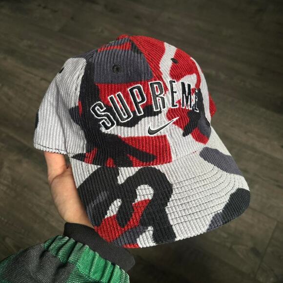 Supreme Other - SS22 Supreme X Nike 6 Panel Cord Corduroy Baseball Hat Cap